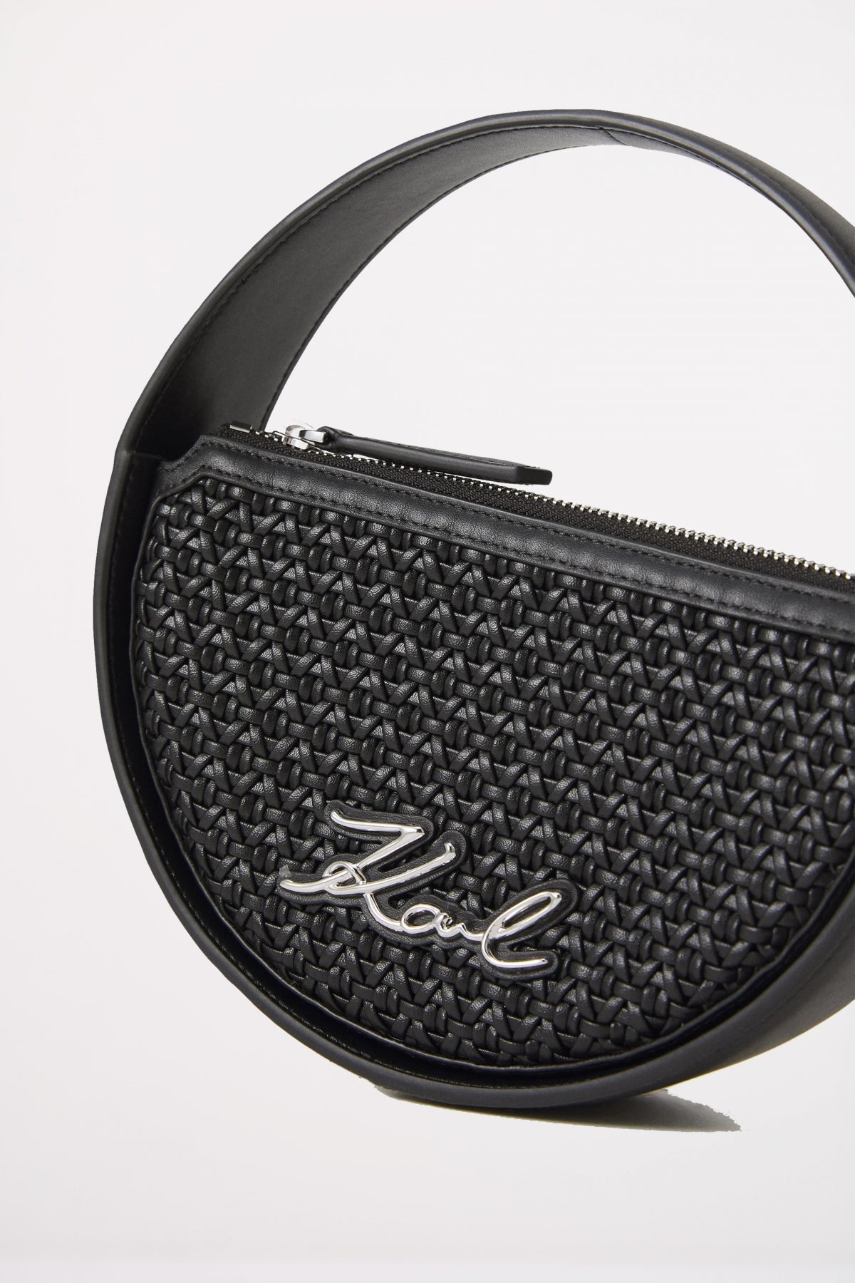 KARL LAGERFELD K SIGNATURE SP ROUND WOVEN en color NEGRO (4)