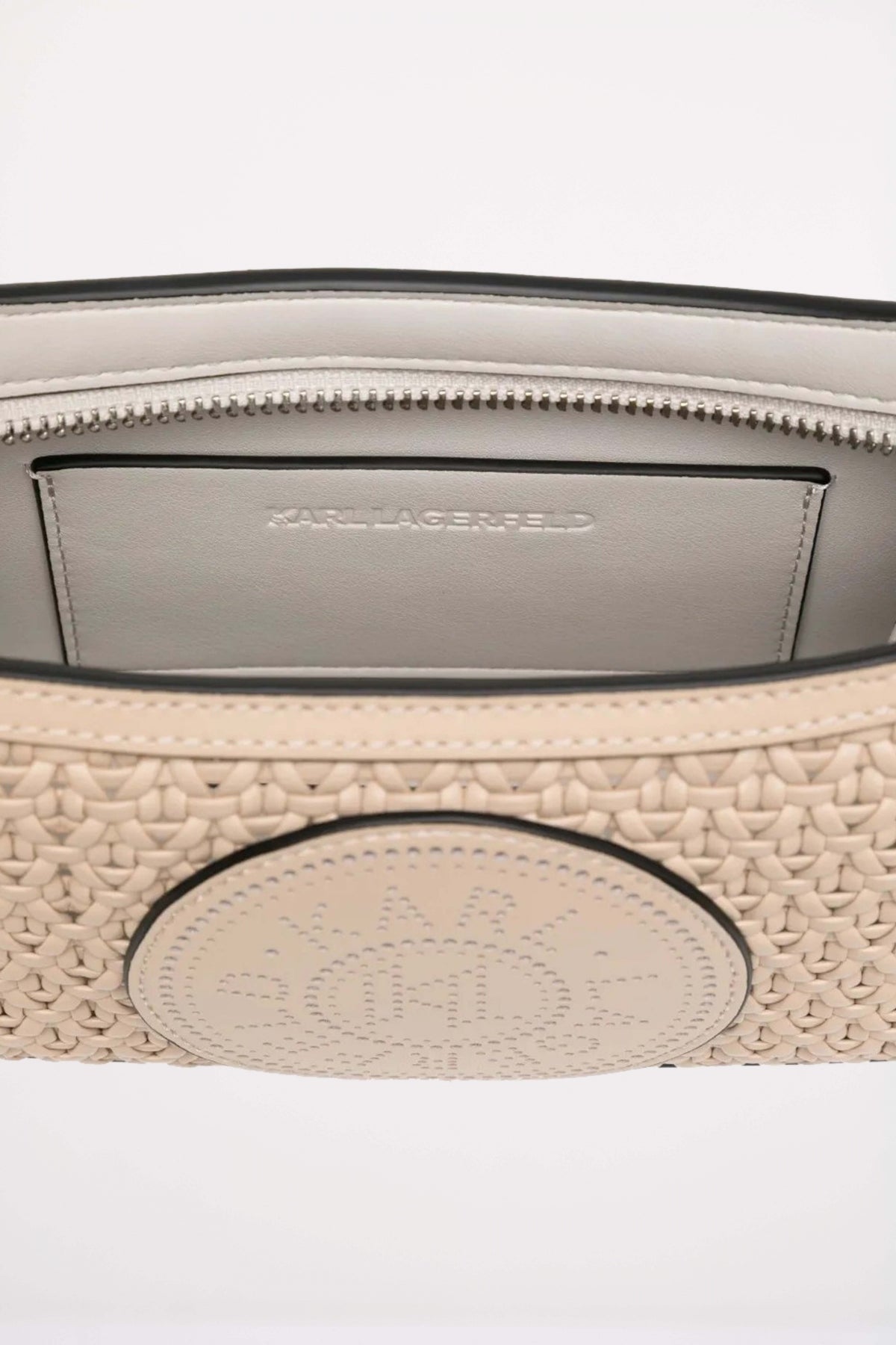 KARL LAGERFELD K CIRCLE SB WOVEN en color BEIS (4)