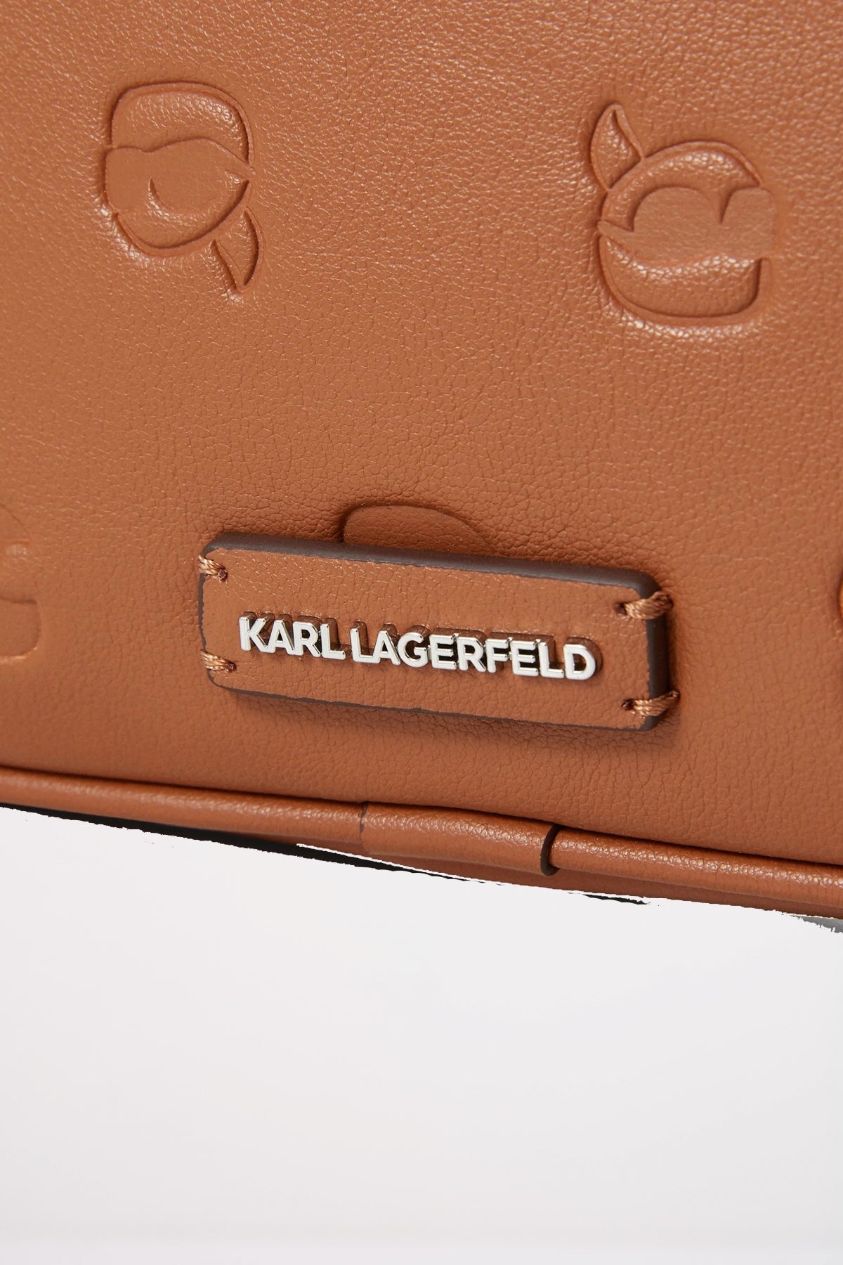 KARL LAGERFELD IKON MONOGRAM SLIM CAMERAB en color MARRON (4)