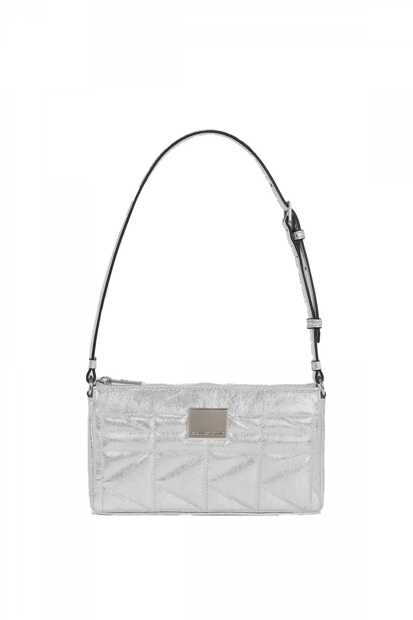 KARL LAGERFELD AW K KUILT SP WRINKLE SB BAG en color PLATA (1)