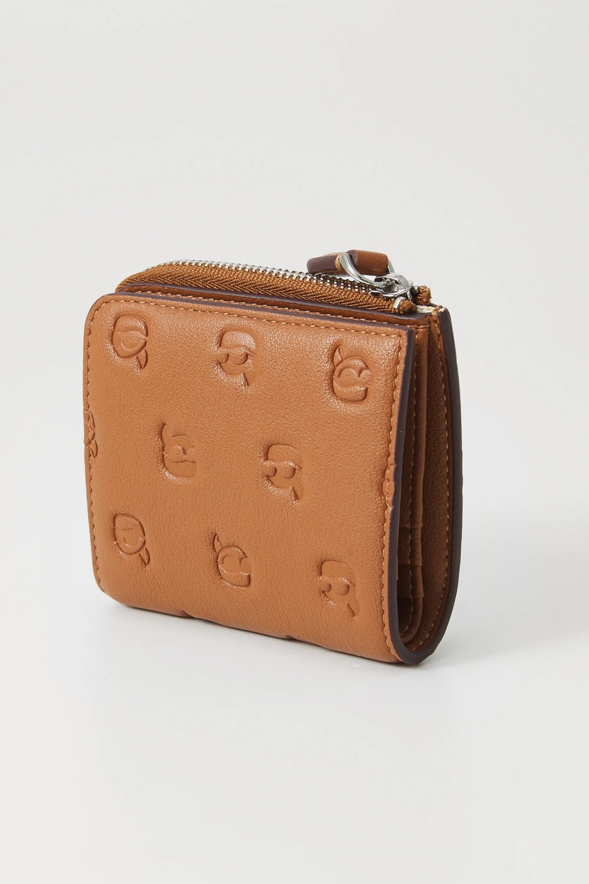 KARL LAGERFELD IKON MONOGRAM SM BIFOLD WA en color MARRON (2)