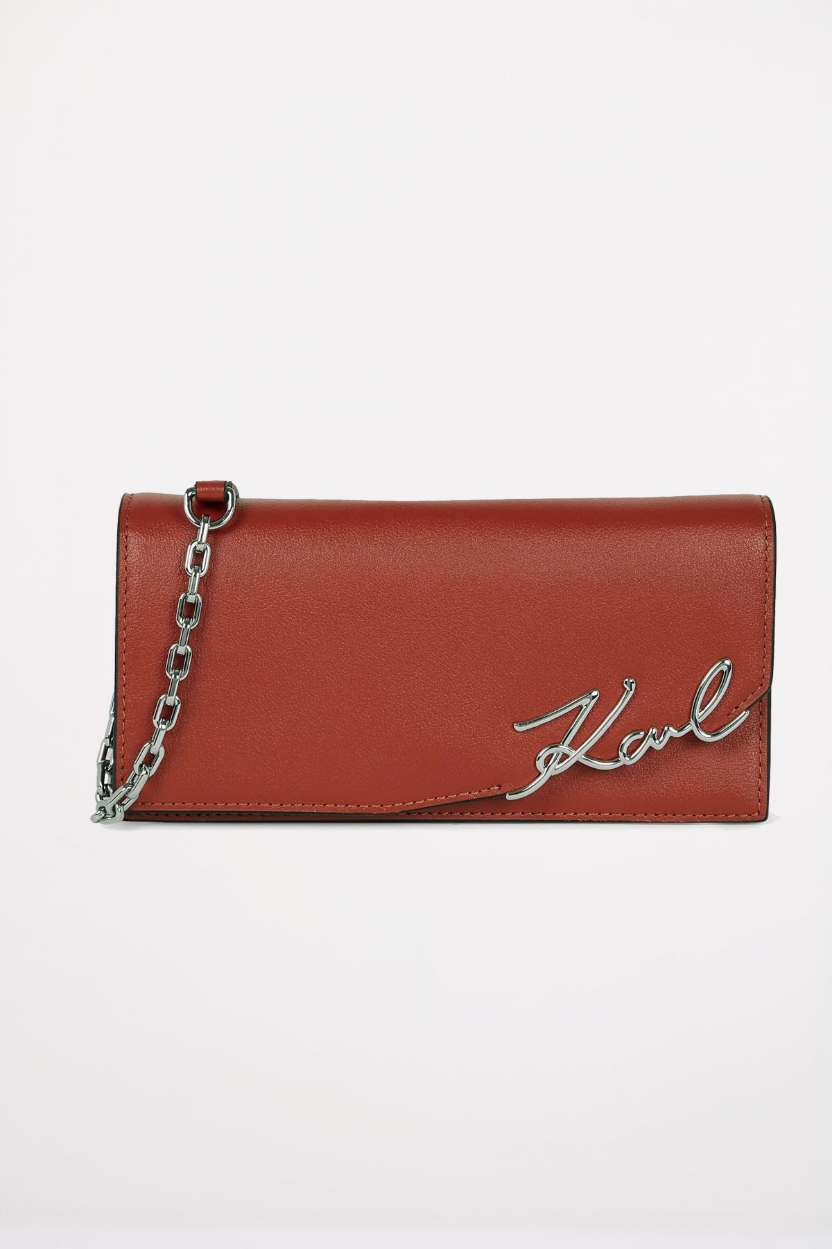 KARL LAGERFELD K SIGNATURE CONT CB WALLET en color ROJO (1)