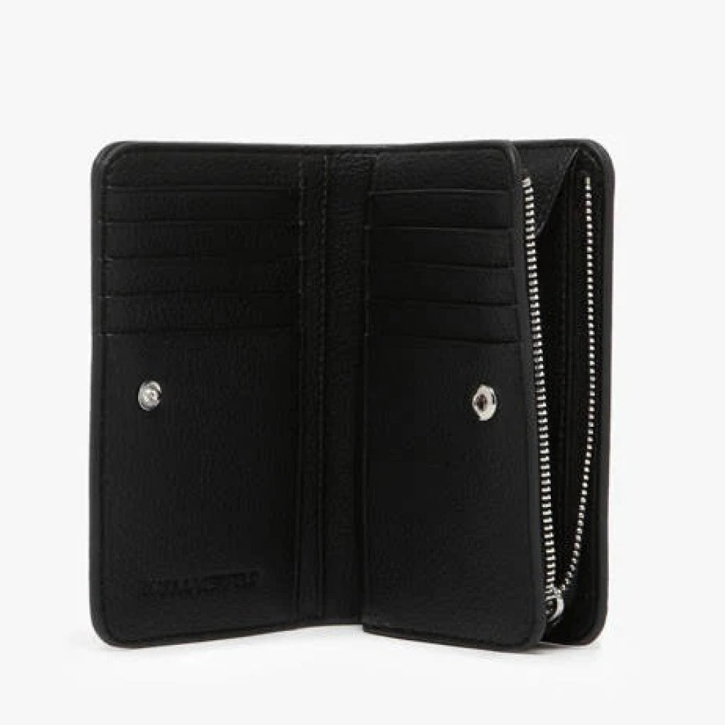 KARL LAGERFELD IKON GRAINY MD ZA WALLET en color NEGRO (6)