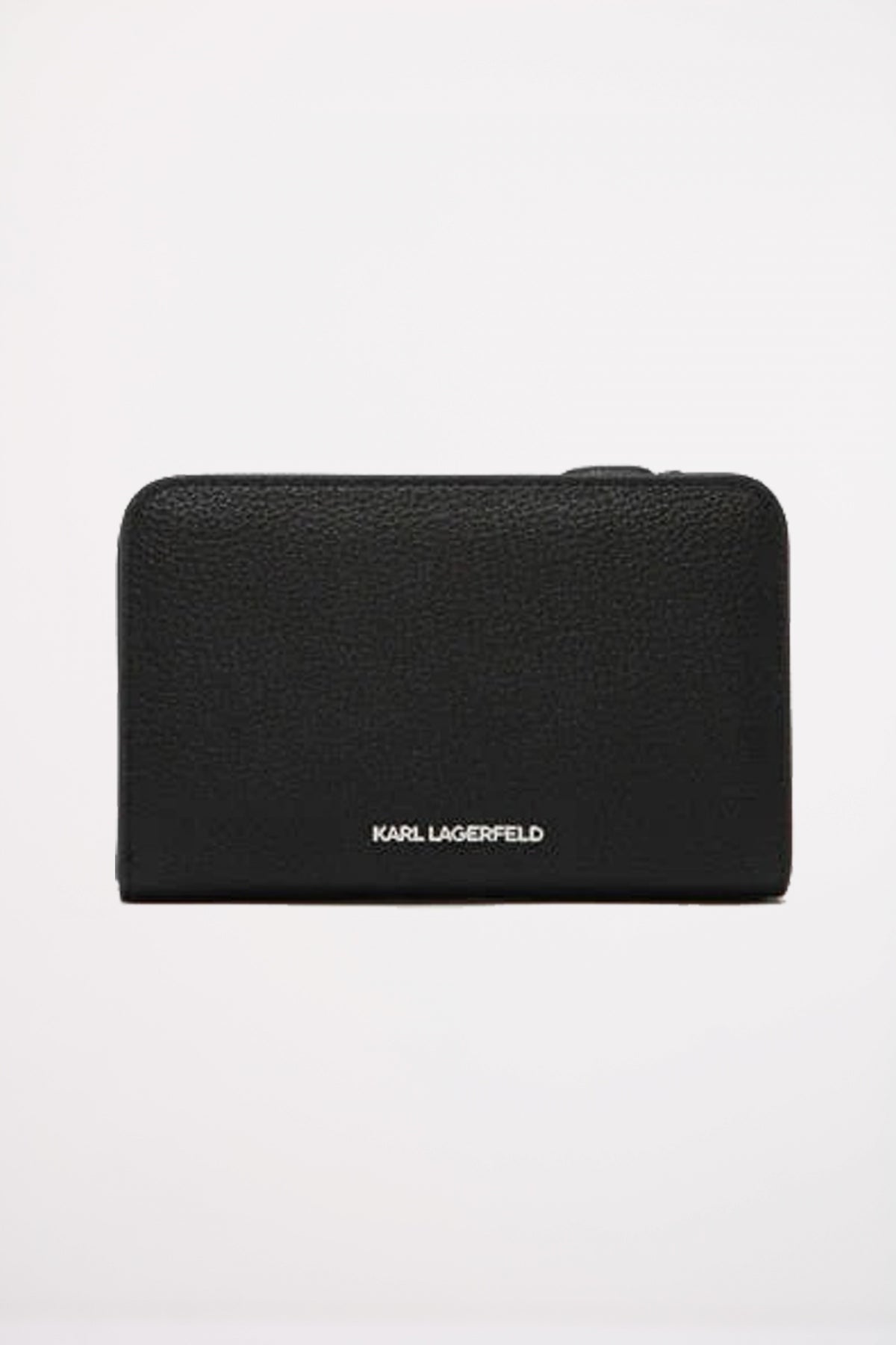KARL LAGERFELD IKON GRAINY MD ZA WALLET en color NEGRO (2)