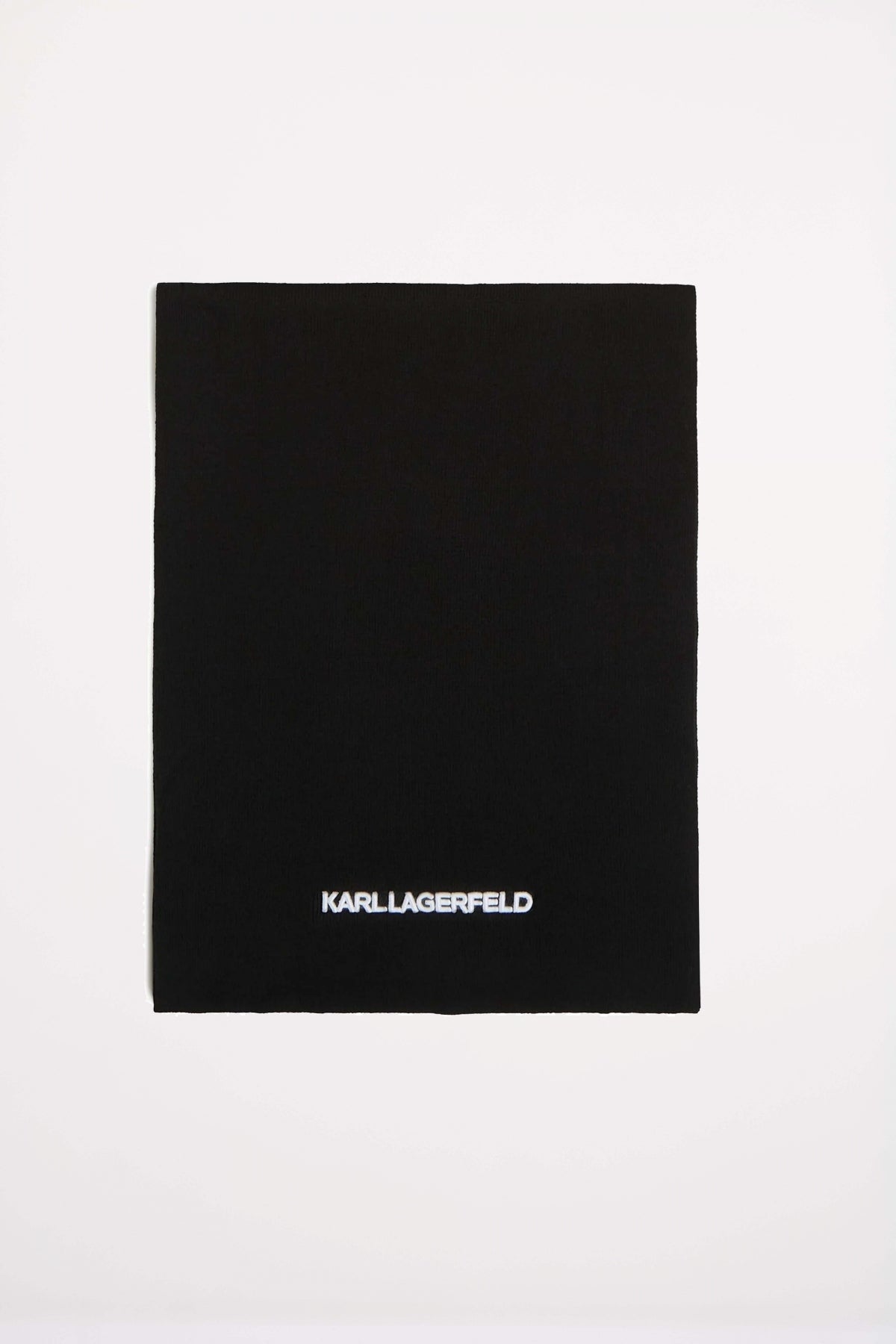 KARL LAGERFELD K ESSENTIAL SCARF en color NEGRO (1)