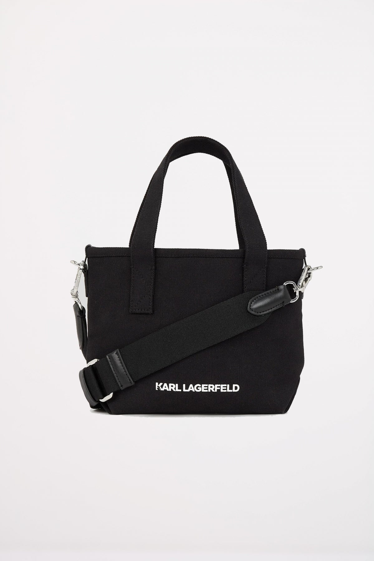 KARL LAGERFELD IKON RHINESTONE SM SHOPPER en color NEGRO (2)