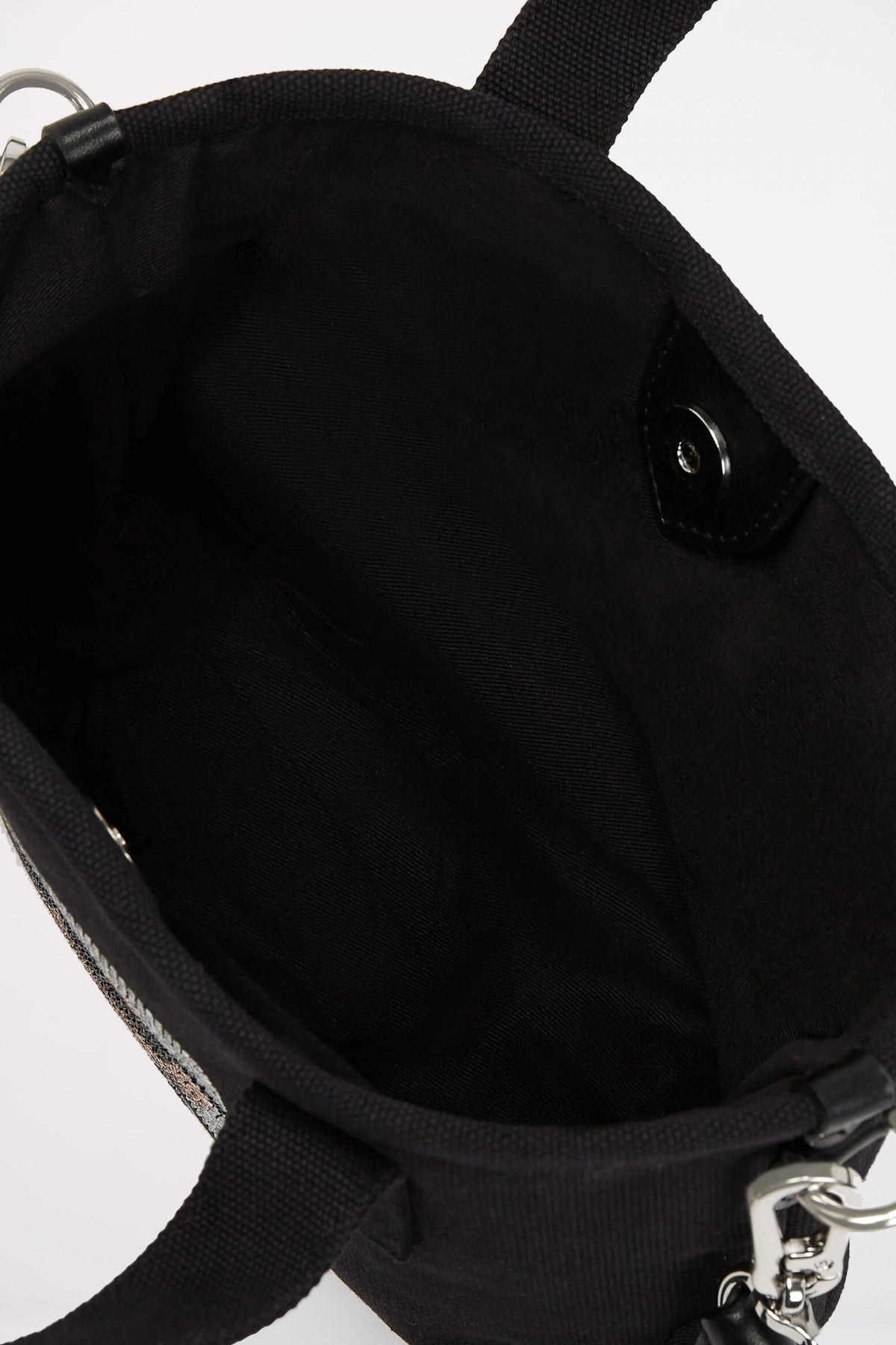 KARL LAGERFELD IKON RHINESTONE SM SHOPPER en color NEGRO (3)