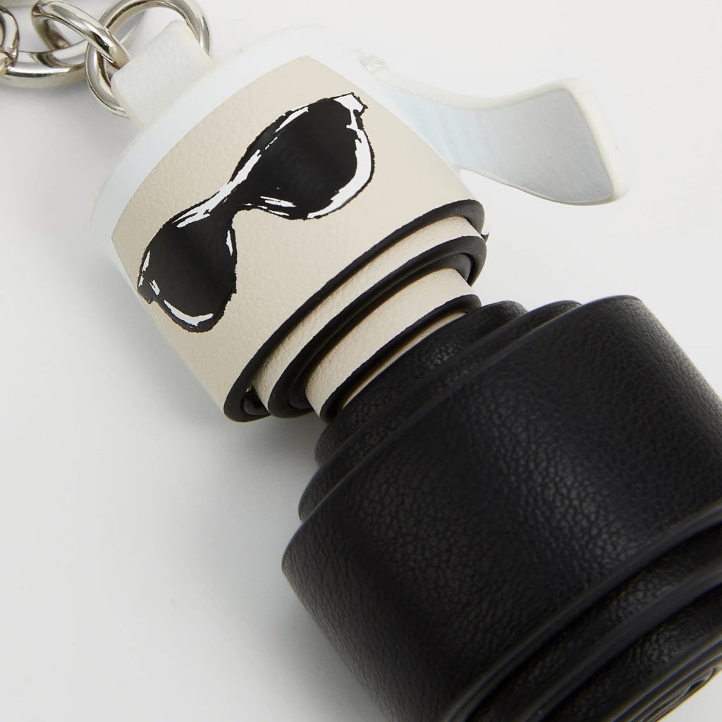KARL LAGERFELD IKON FIGURINE KEYCHAIN KARL en color NEGRO (6)