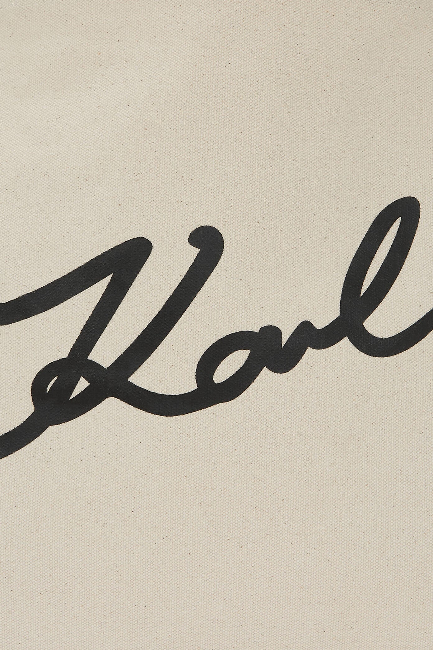 KARL LAGERFELD AW K SIGNATURE EMB CANVAS SHO en color BEIS (5)
