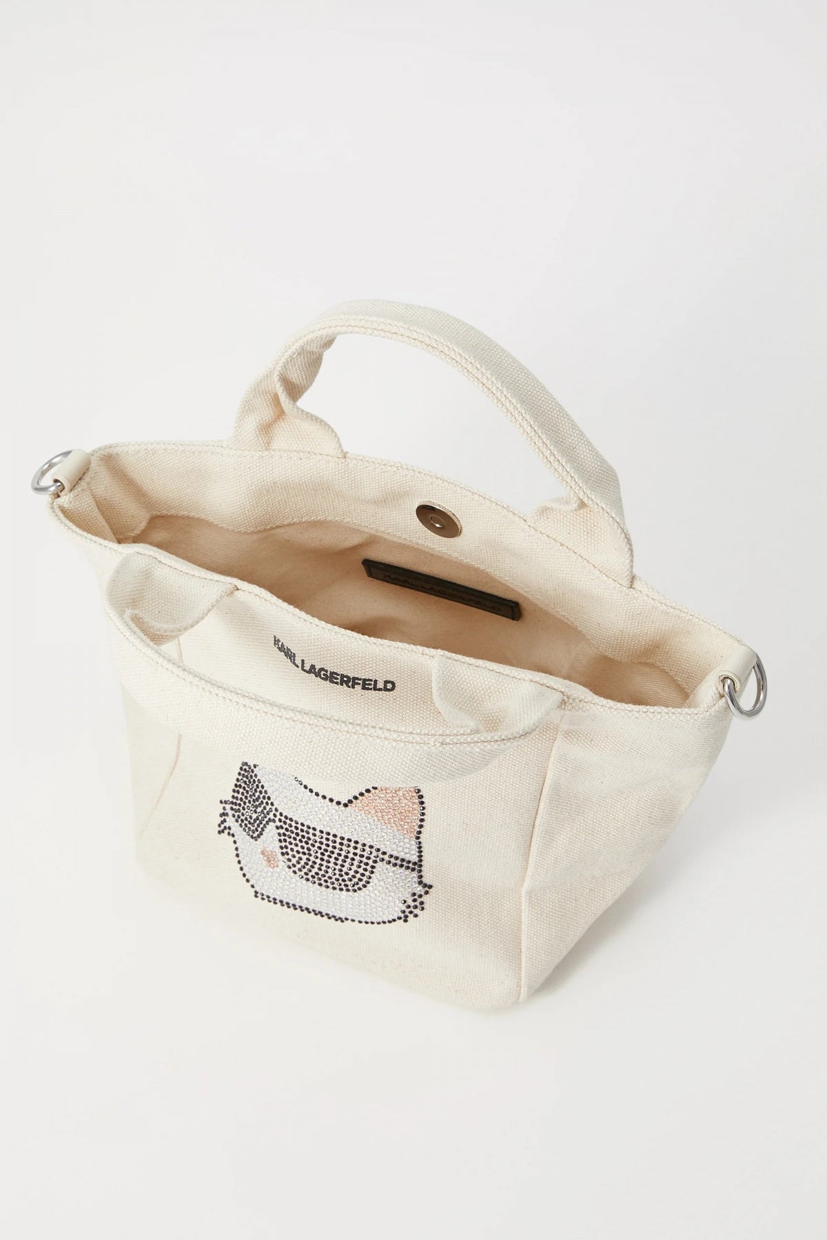 KARL LAGERFELD IKON CHOUP RHNSTN SM SHOPP en color BEIS (3)