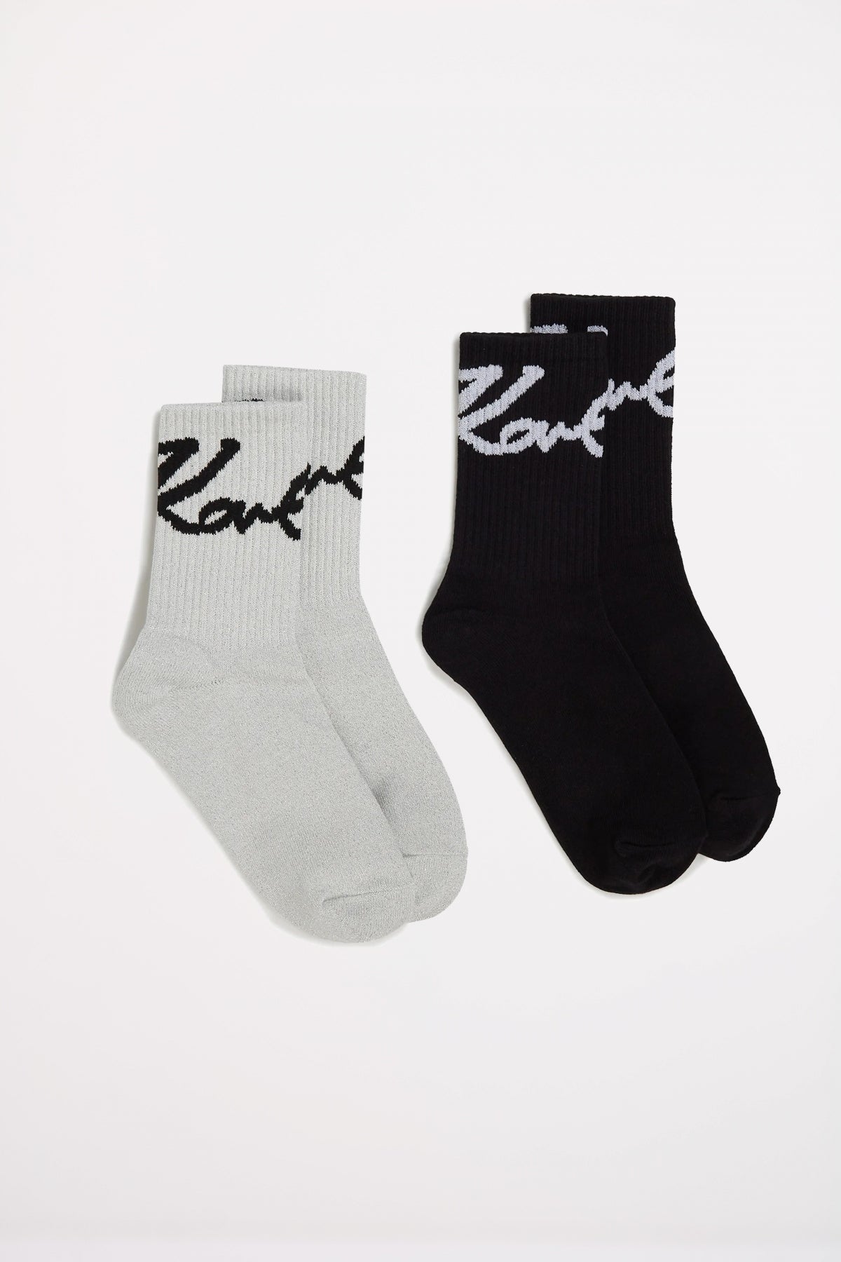 KARL LAGERFELD SIGNATURE LUREX SOCKS P en color MULTICOLOR (1)