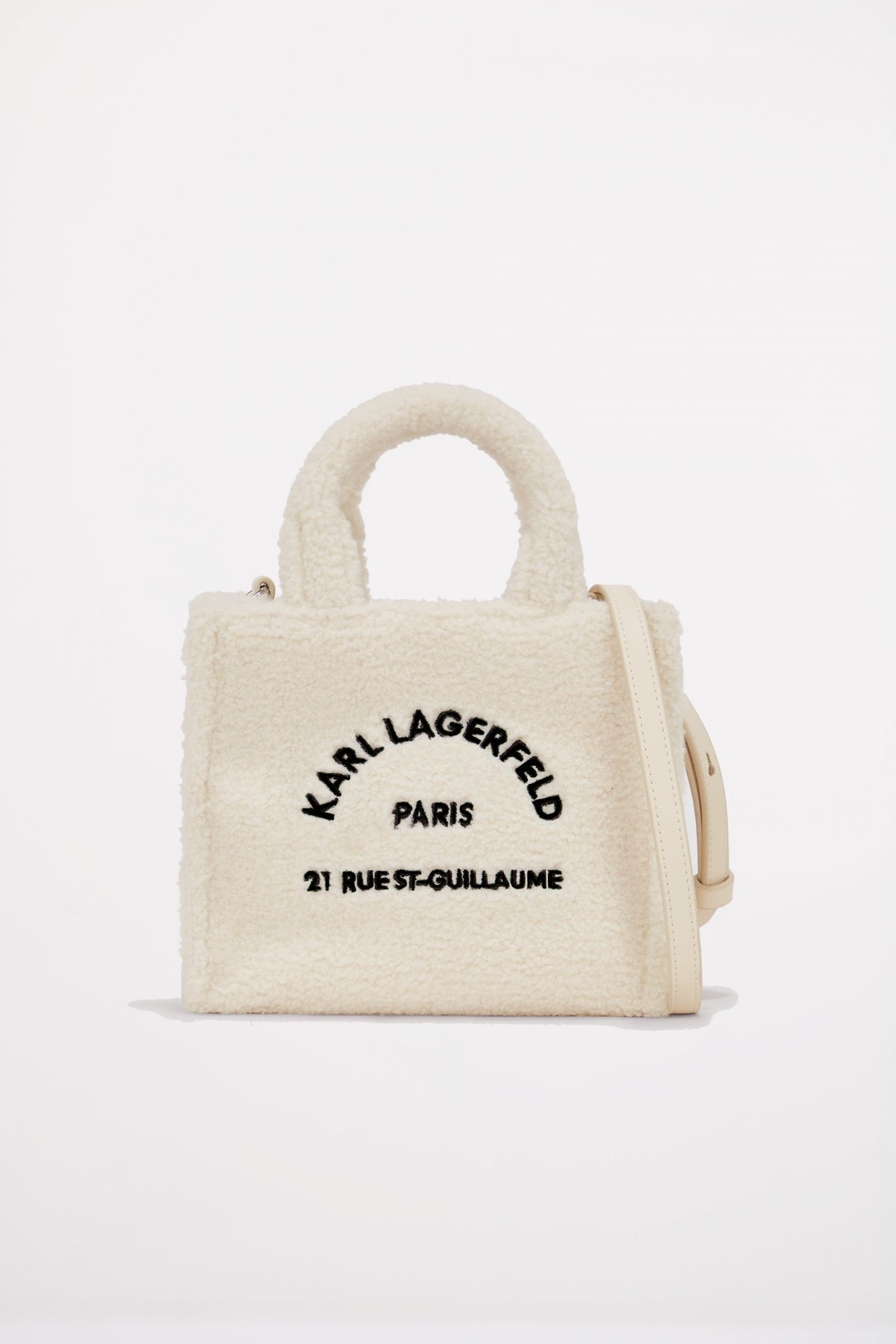 KARL LAGERFELD K RSG MINI SQUARE TOTE SHE en color BLANCO (1)