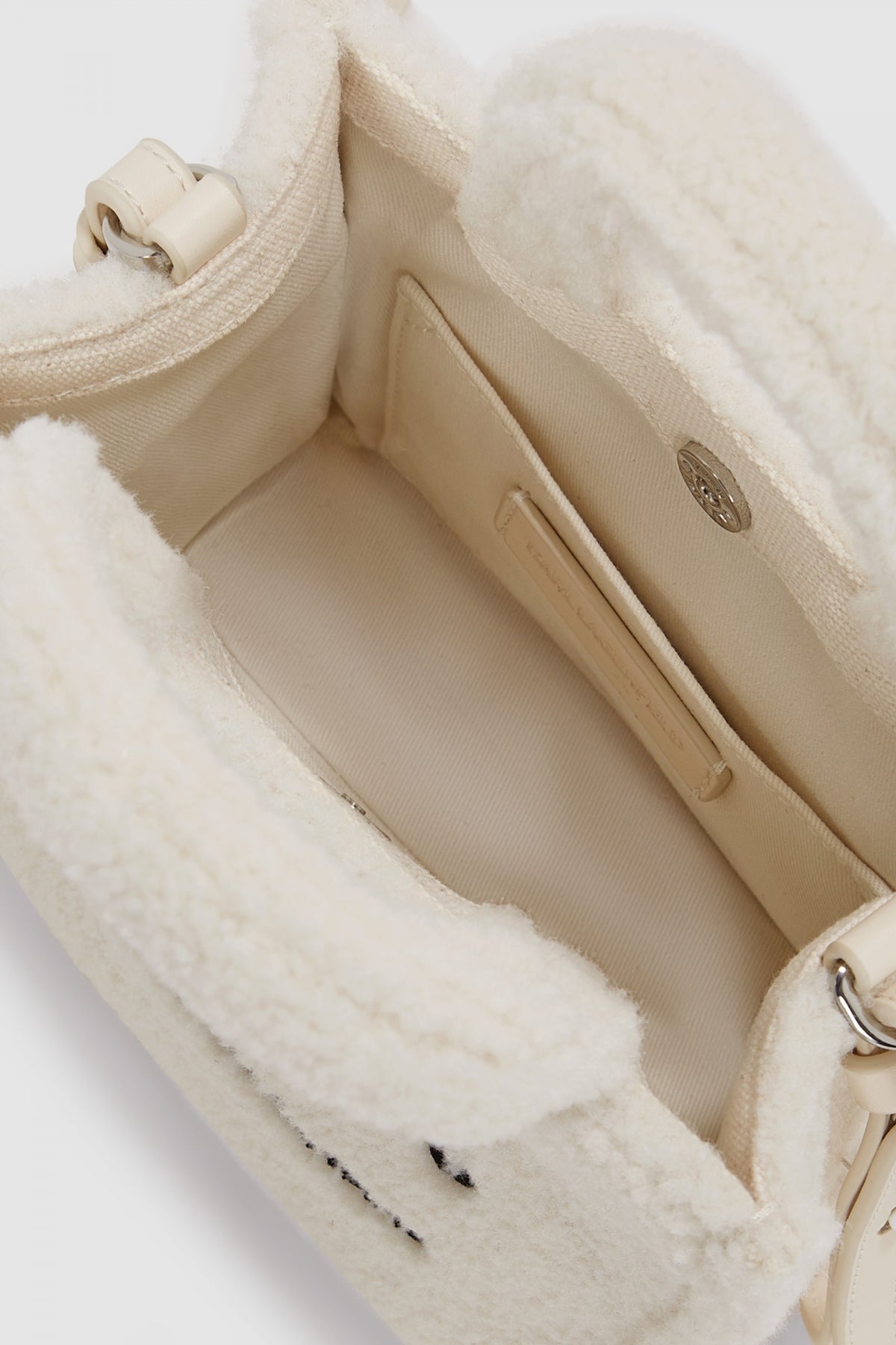 KARL LAGERFELD K RSG MINI SQUARE TOTE SHE en color BLANCO (3)