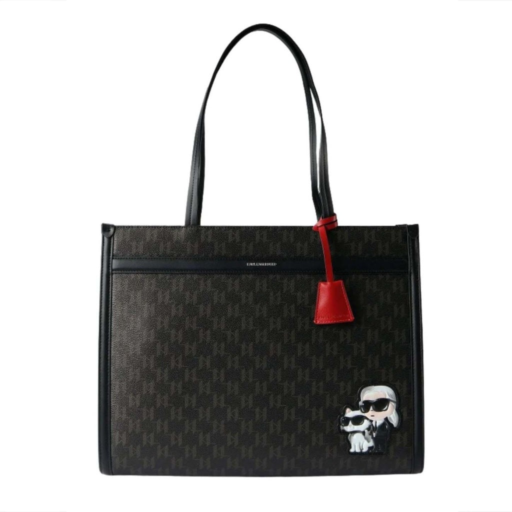 KARL LAGERFELD IKON MONOGRAM CC SQUARE TO en color MARRON (4)