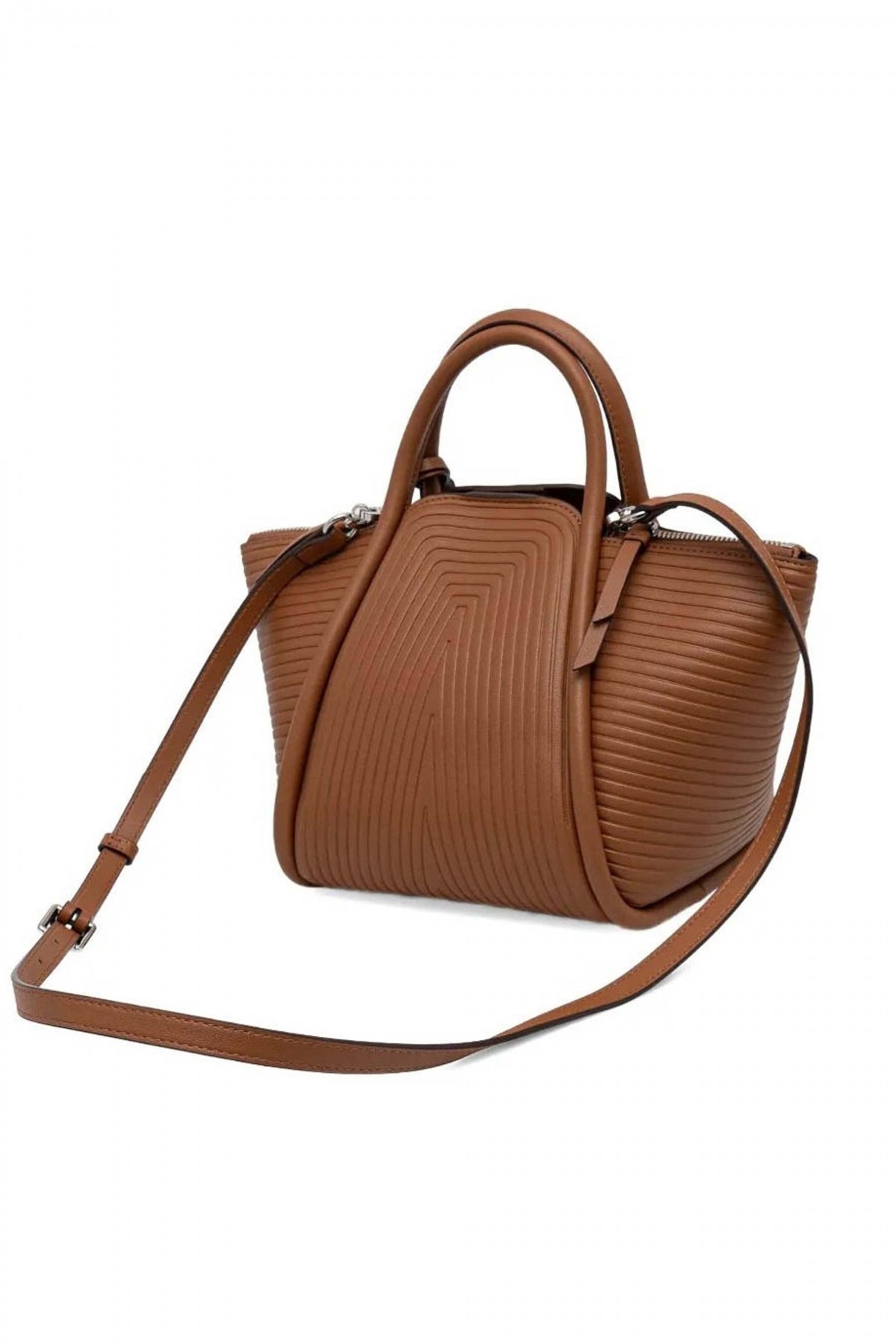 KARL LAGERFELD KWELLEN SM TOTE en color MARRON (2)