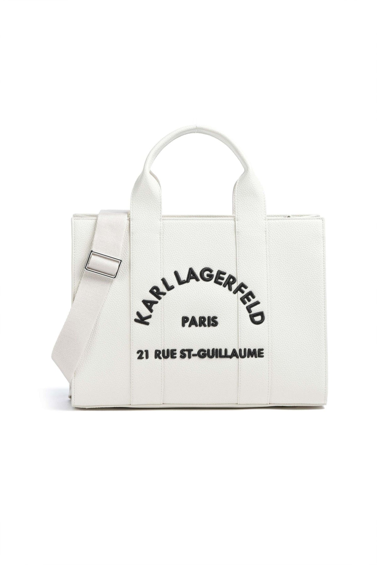 KARL LAGERFELD MD SQUARE TOTE PEB E en color BLANCO (1)