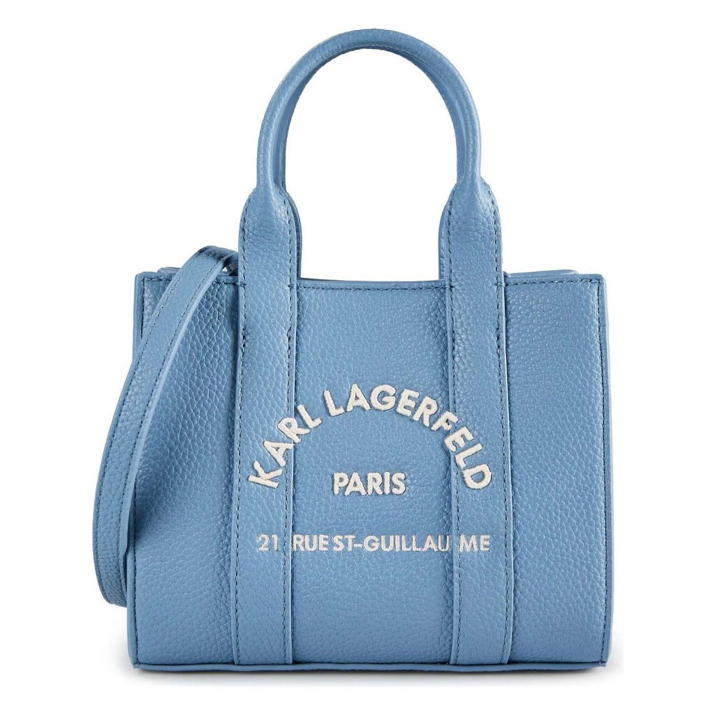 KARL LAGERFELD MN SQUARE TOTE PEB E en color AZUL (2)
