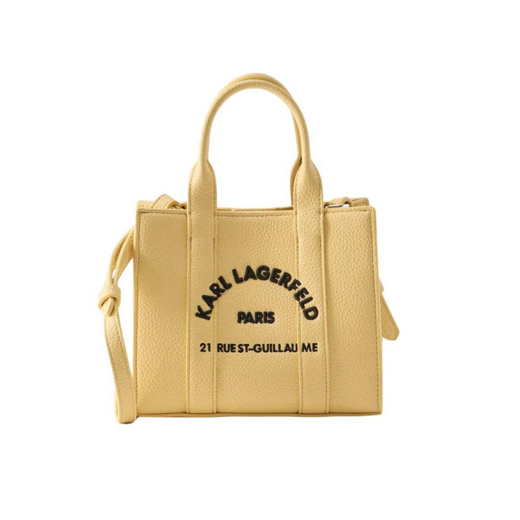 KARL LAGERFELD MN SQUARE TOTE PEB E en color AMARILLO (1)