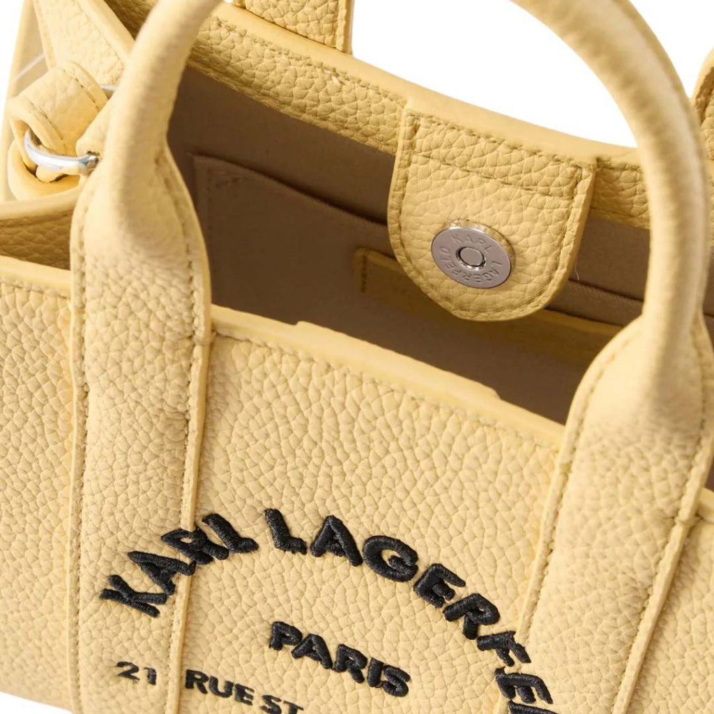 KARL LAGERFELD MN SQUARE TOTE PEB E en color AMARILLO (3)
