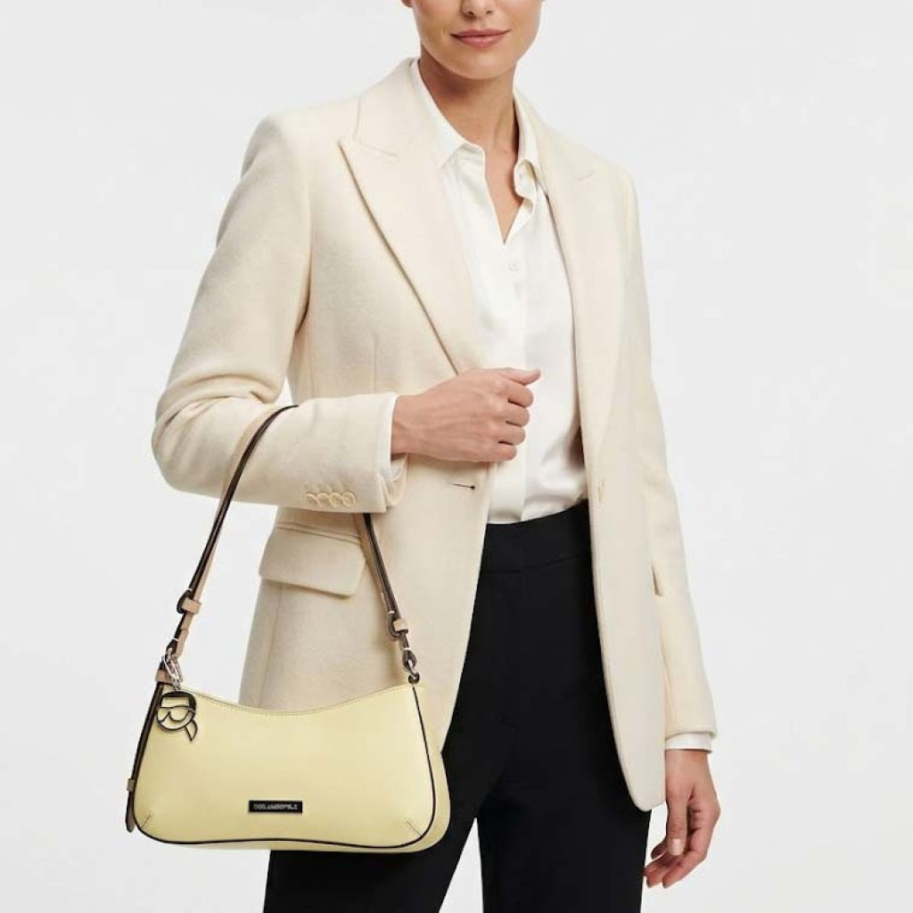 KARL LAGERFELD SMOOTH OUTLINE MINI C en color AMARILLO (6)