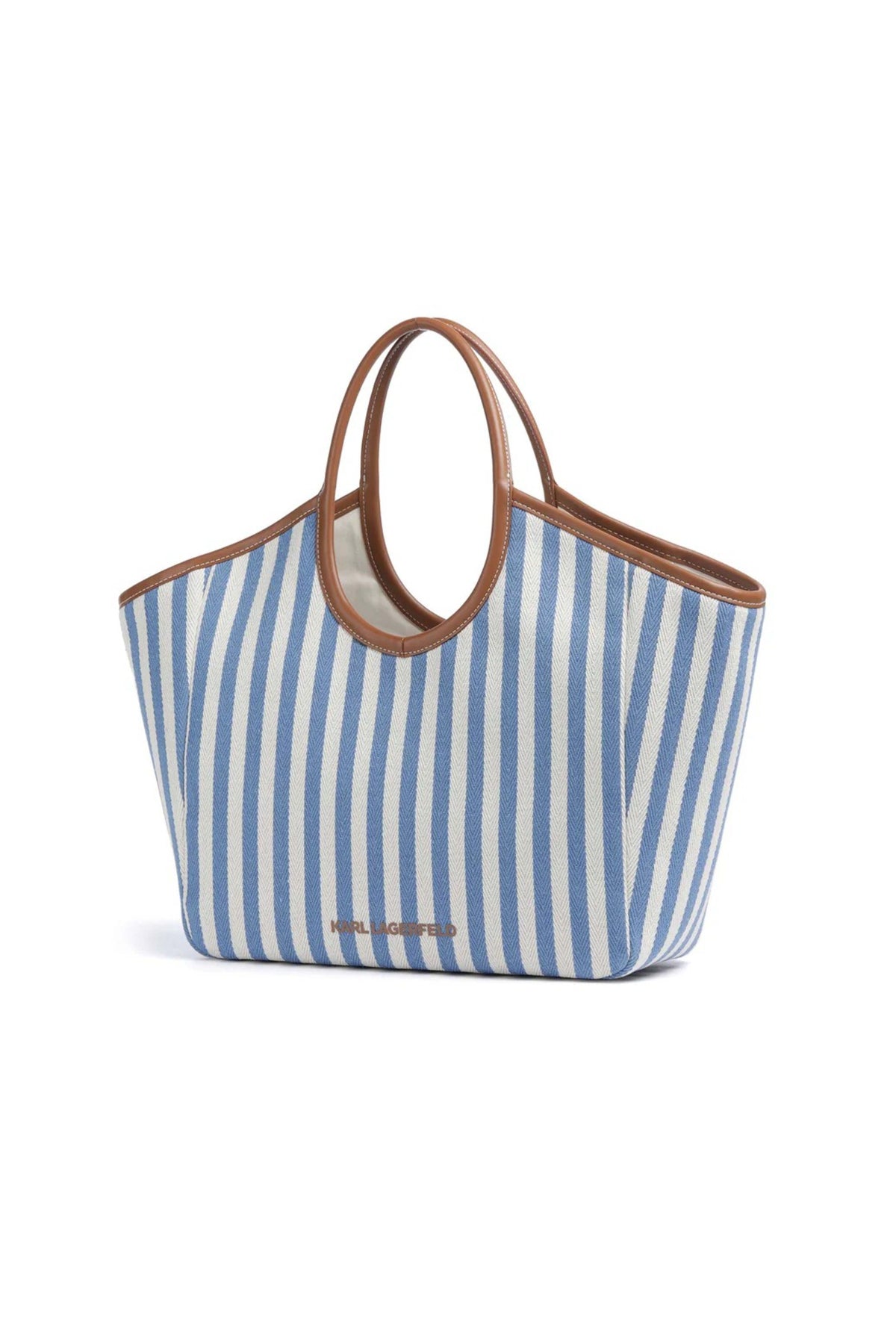 KARL LAGERFELD STRIPE CANVAS en color AZUL (2)