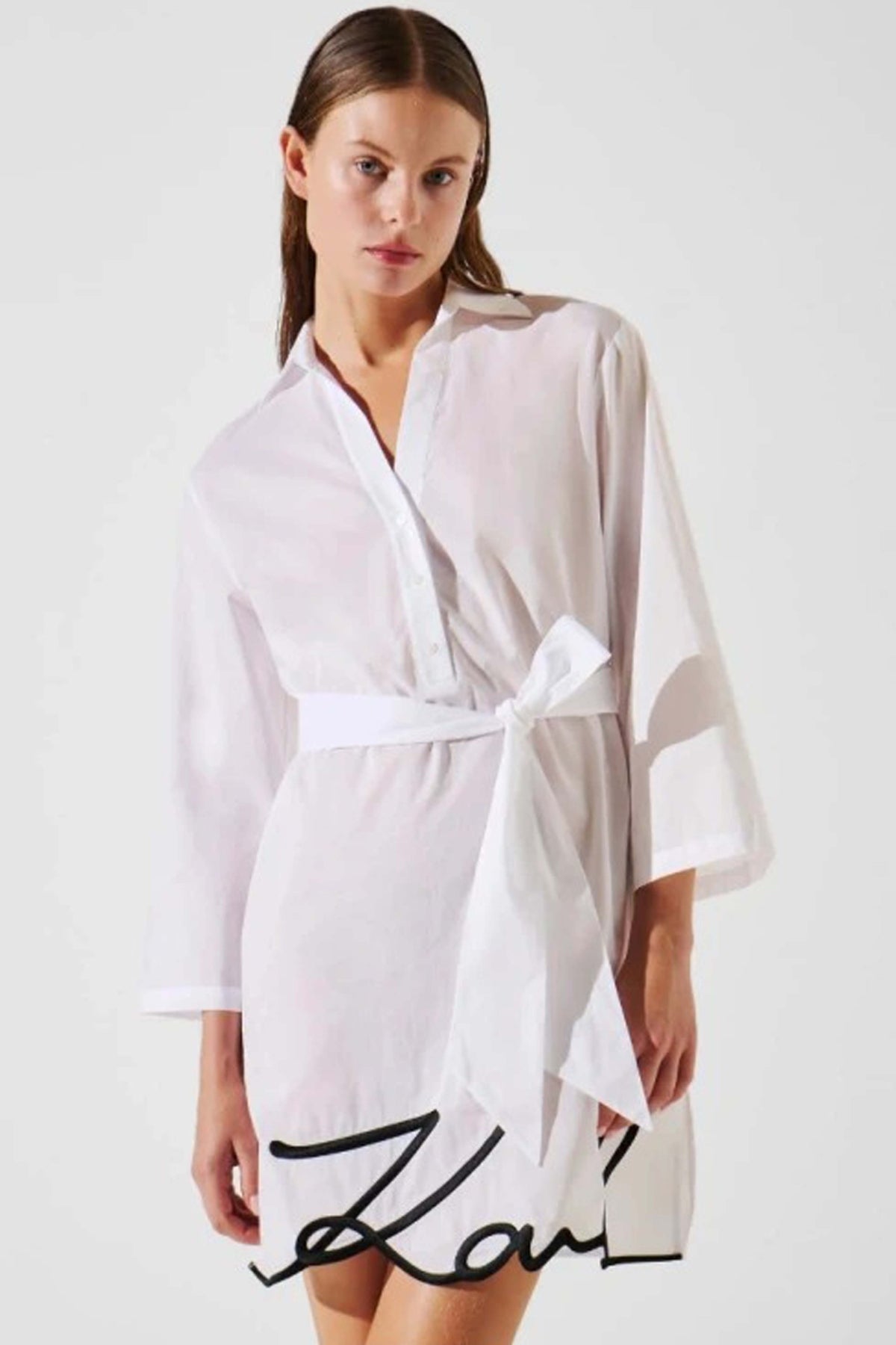KARL LAGERFELD DNA SIGNATURE BEACH D en color BLANCO (3)