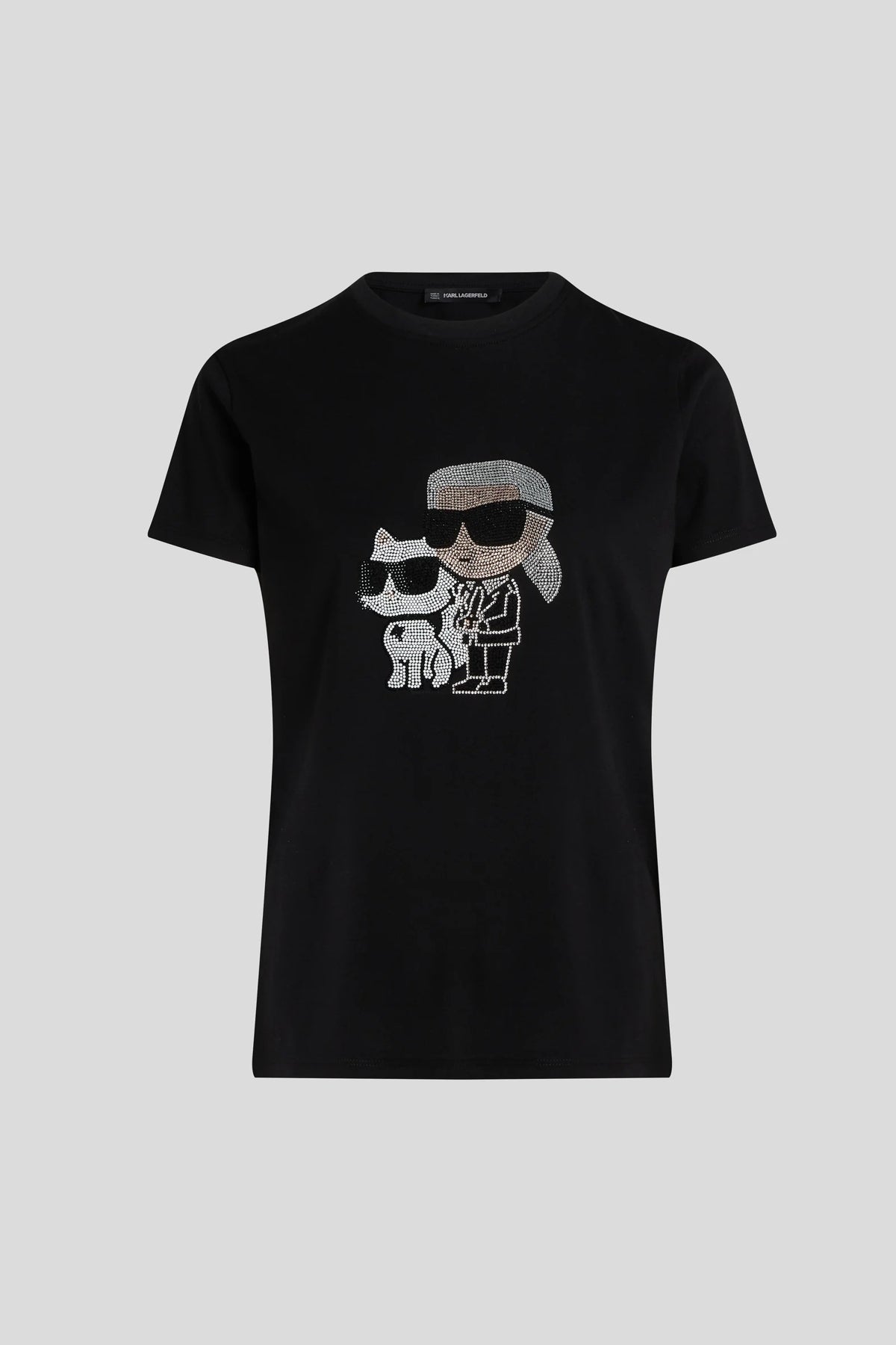 KARL LAGERFELD AW IKON RS DUO TSHIRT en color NEGRO (3)