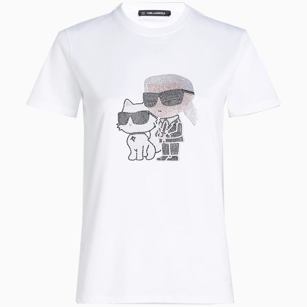 KARL LAGERFELD AW IKON RS DUO TSHIRT en color BLANCO (4)