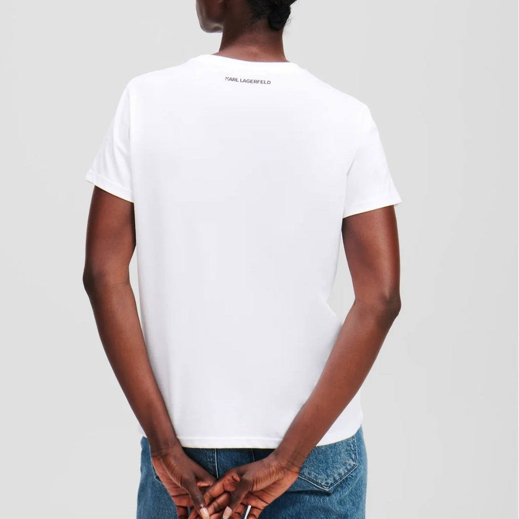 KARL LAGERFELD AW IKON RS DUO TSHIRT en color BLANCO (5)