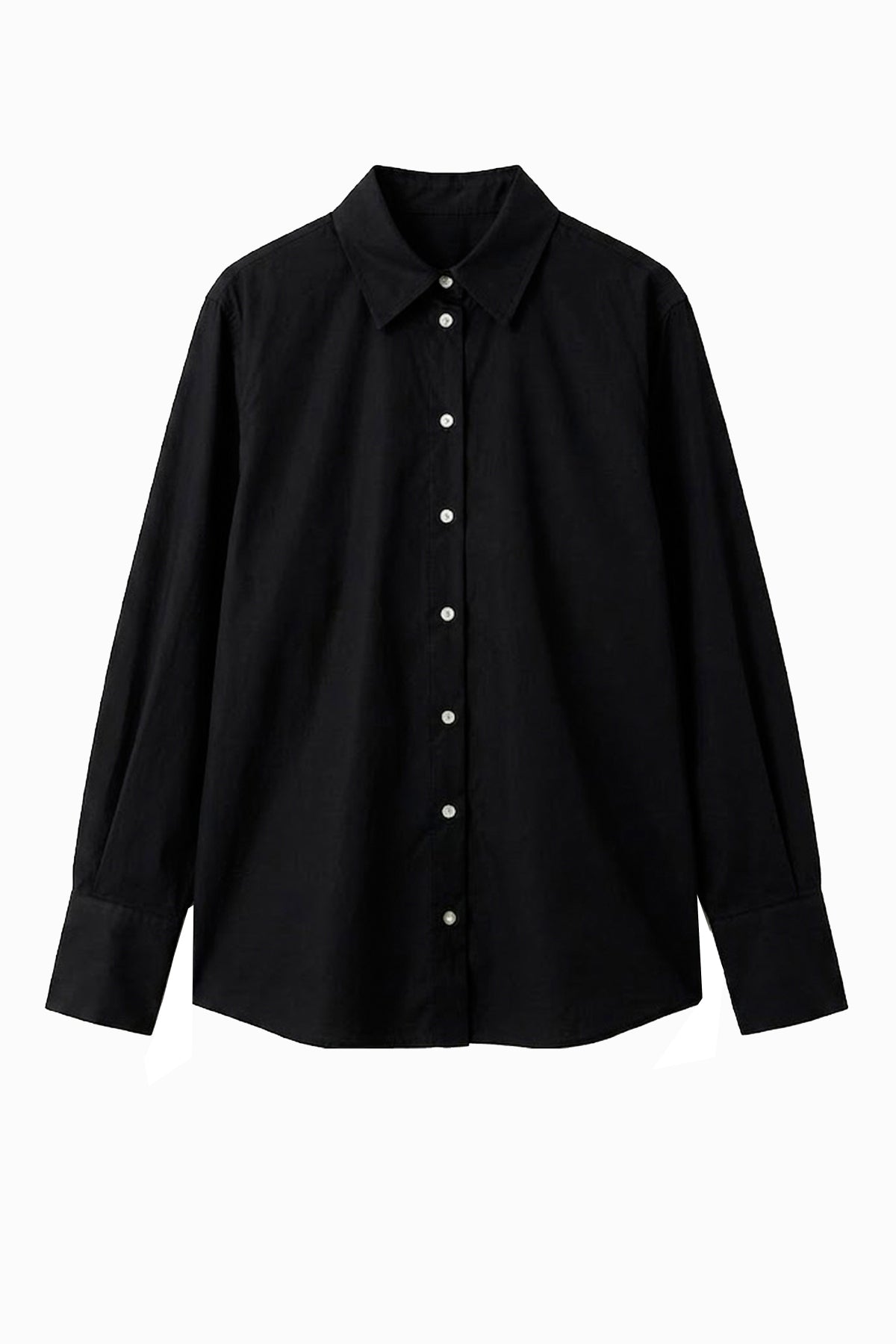 KARL LAGERFELD BW CLASSIC RELAXED POPLIN SHI en color NEGRO (1)