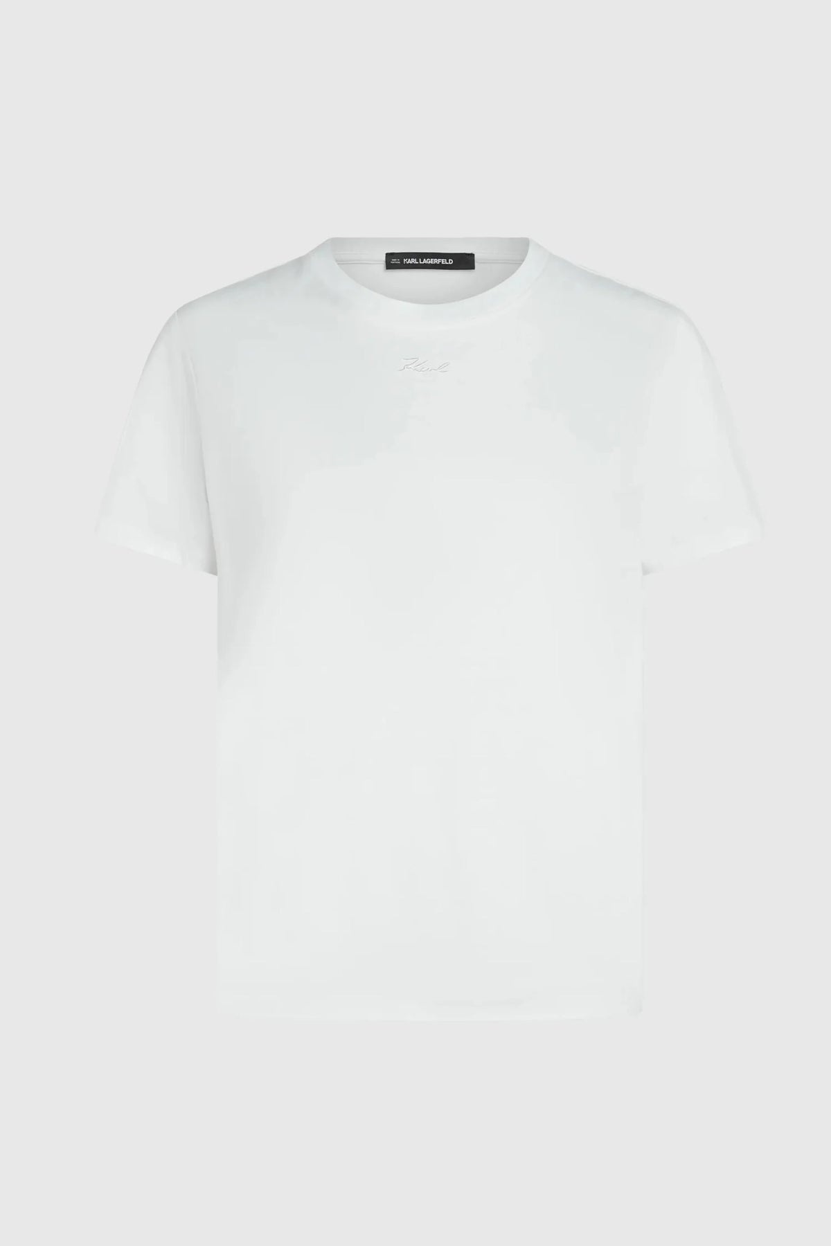 KARL LAGERFELD BW ESSENTIAL REGULAR TSHIRT en color BLANCO (3)