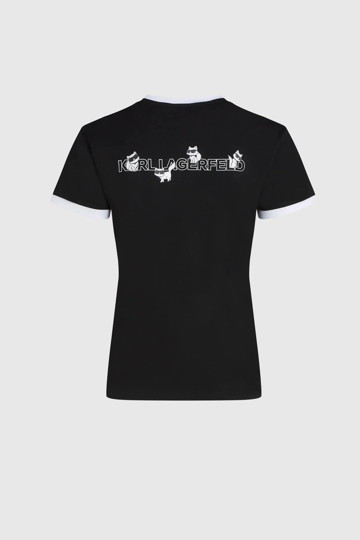 KARL LAGERFELD BW IKON CHOUPETTE TSHIRT en color BLANCO (2)