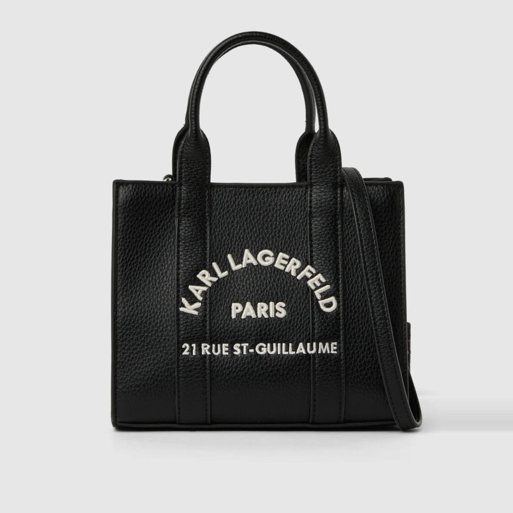 KARL LAGERFELD BW K/RSG MN SQUARE TOTE PEB E en color NEGRO (5)