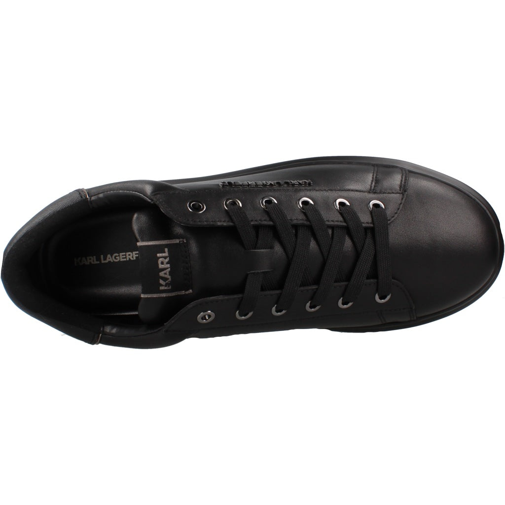 KARL LAGERFELD KAPRI MENS LO LACE LTHR en color NEGRO (7)