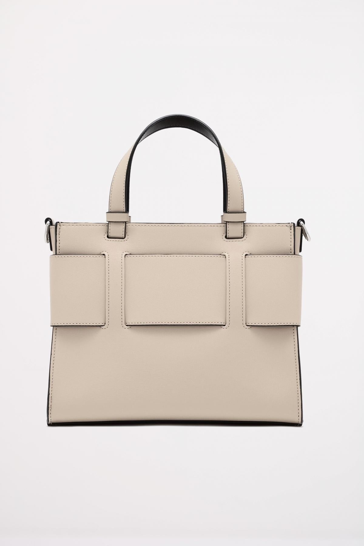 ARMANI EXCHANGE SUSY SHOPPING BAG en color BEIS (3)