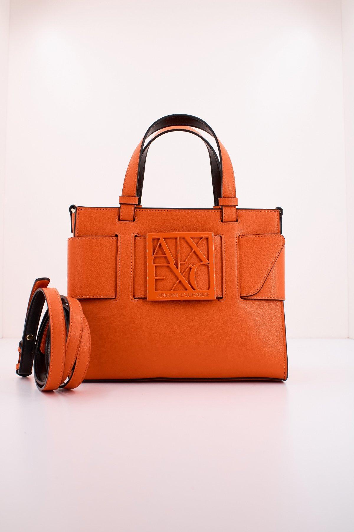 ARMANI EXCHANGE A SHOPPING BAG en color NARANJA (1)