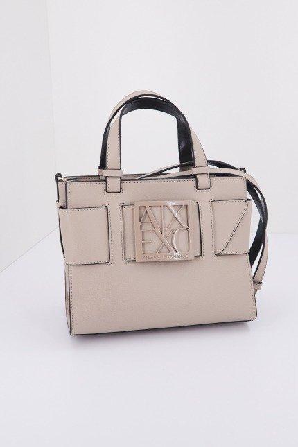 ARMANI EXCHANGE A SHOPPING BAG en color BEIS (1)