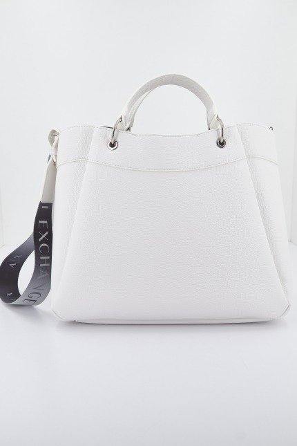 ARMANI EXCHANGE SHOPPING BAG en color BLANCO (3)
