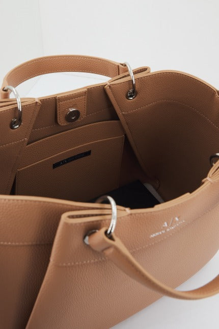 ARMANI EXCHANGE SHOPPING BAG en color MARRON (4)