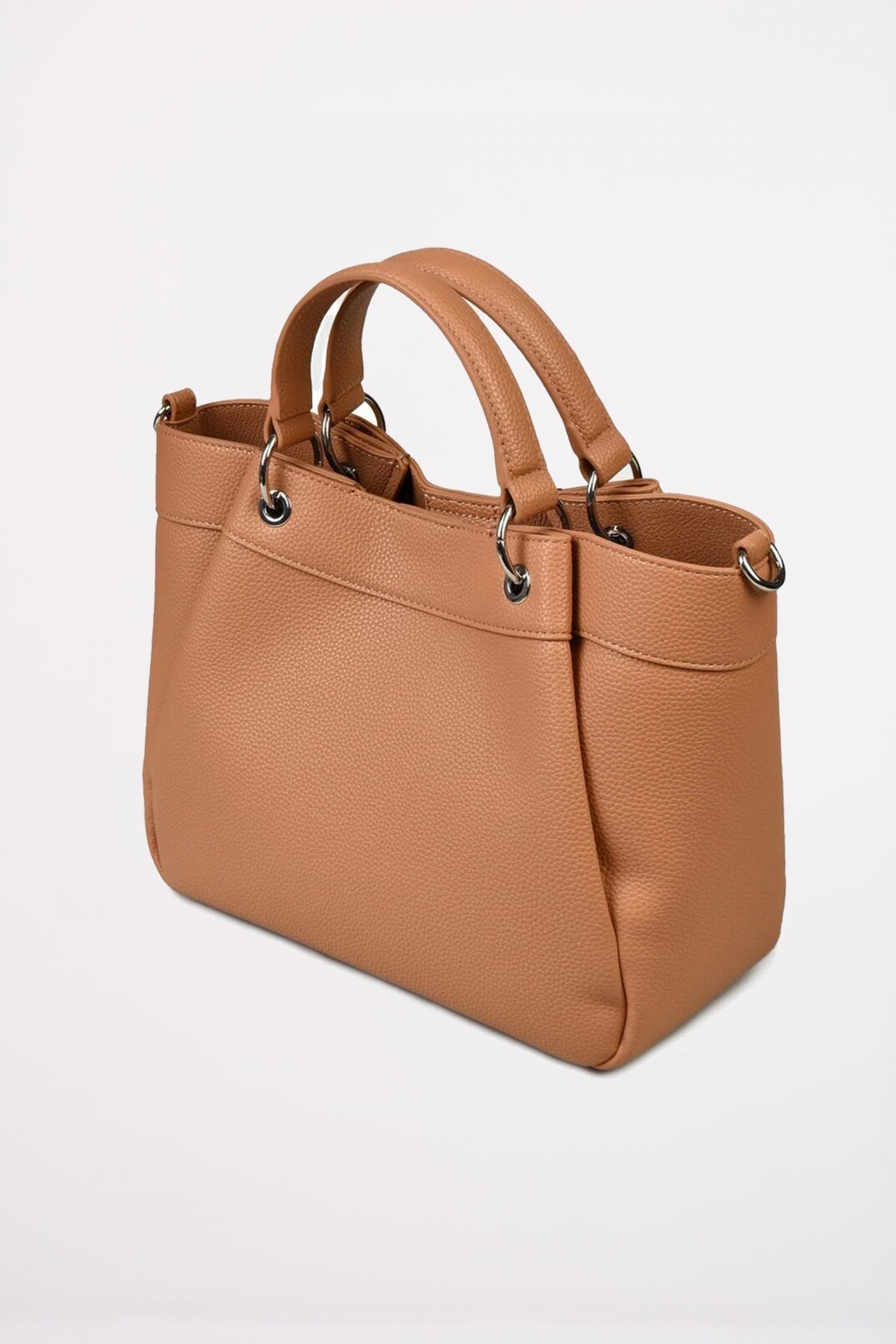 ARMANI EXCHANGE WAVE SHOPPING BAG en color MARRON (2)