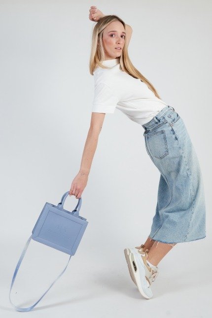 ARMANI EXCHANGE MESSENGER BAG en color AZUL (5)