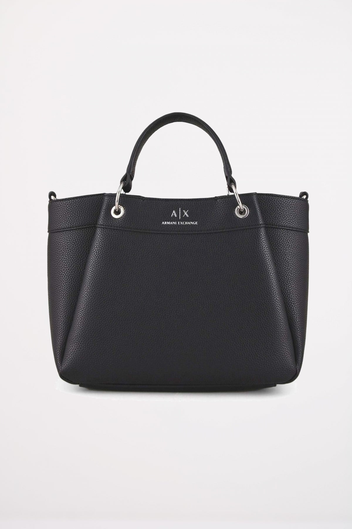 ARMANI EXCHANGE WAVE SHOPPING BAG en color NEGRO  (1)