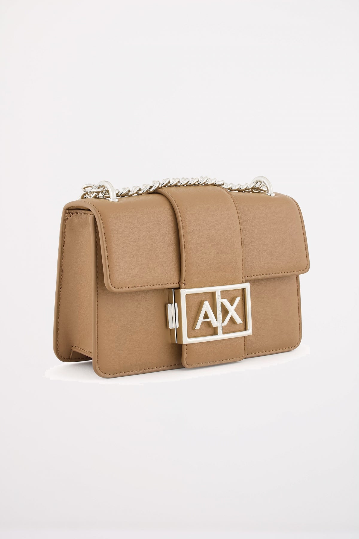 ARMANI EXCHANGE JODIE MESSENGER BAG en color MARRON CLARO (2)