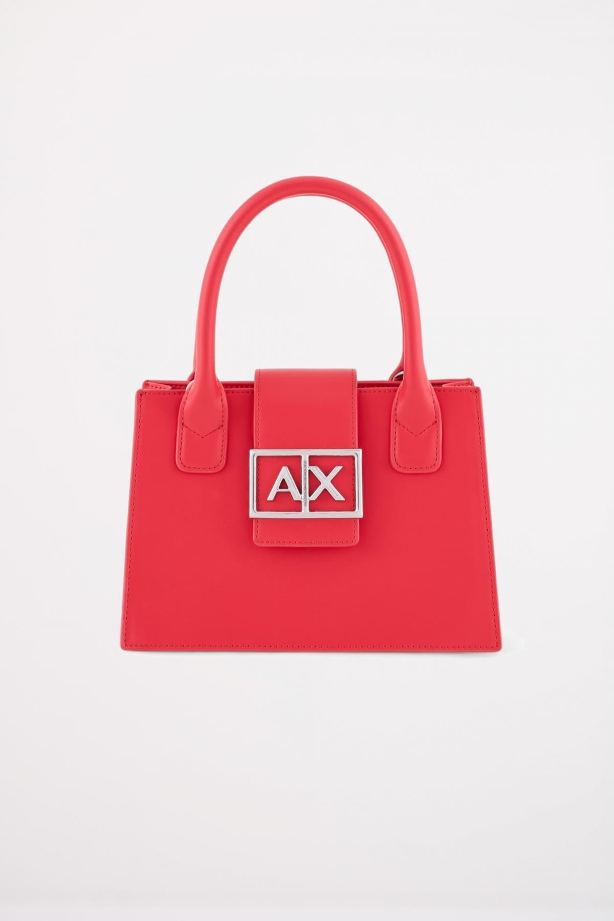 ARMANI EXCHANGE JODIE SHOPPING BAG en color ROJO (1)
