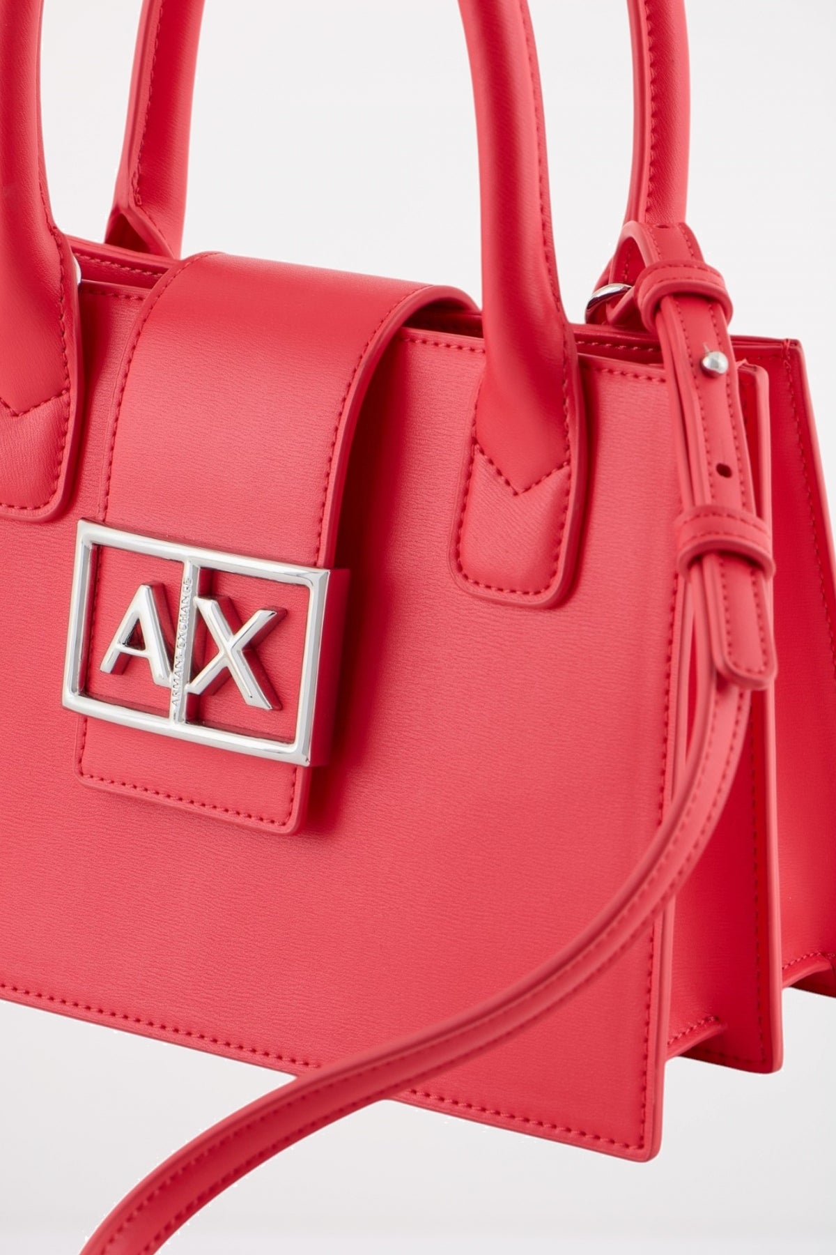 ARMANI EXCHANGE JODIE SHOPPING BAG en color ROJO (3)