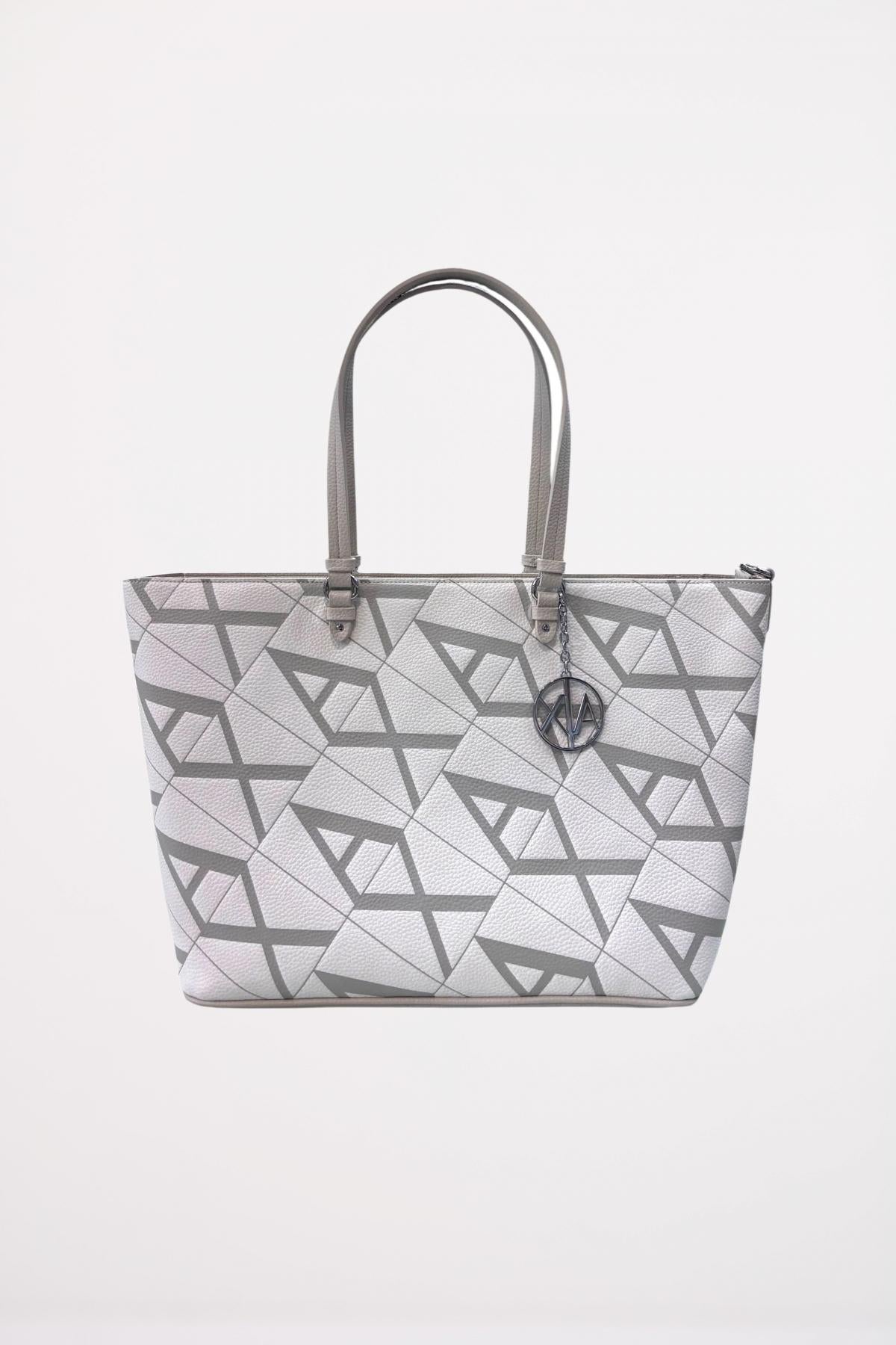 ARMANI EXCHANGE GYNGER SHOPPING BAG en color BLANCO (1)