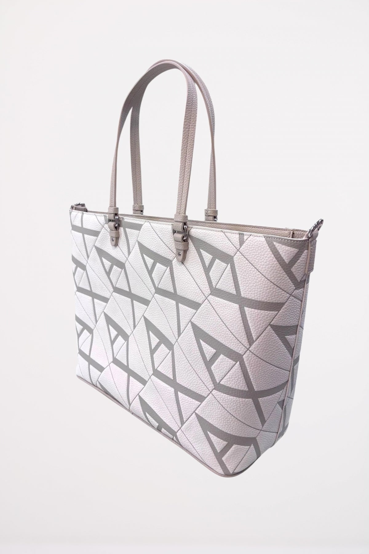 ARMANI EXCHANGE GYNGER SHOPPING BAG en color BLANCO (2)