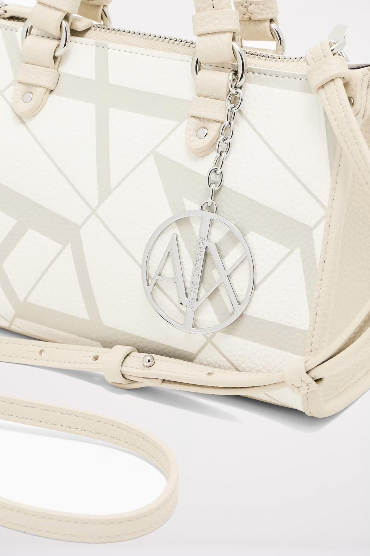 ARMANI EXCHANGE GYNGER TOP HANDLE B en color BLANCO (4)