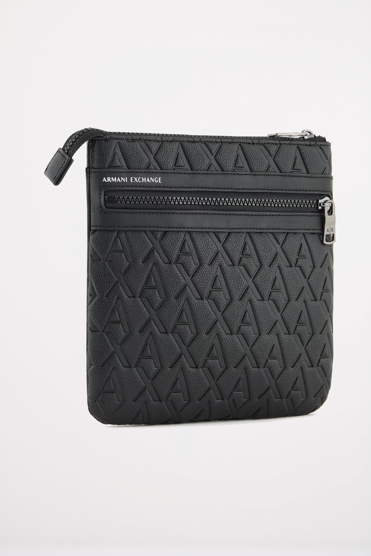 ARMANI EXCHANGE LIAM MESSENGER BAG en color NEGRO  (2)