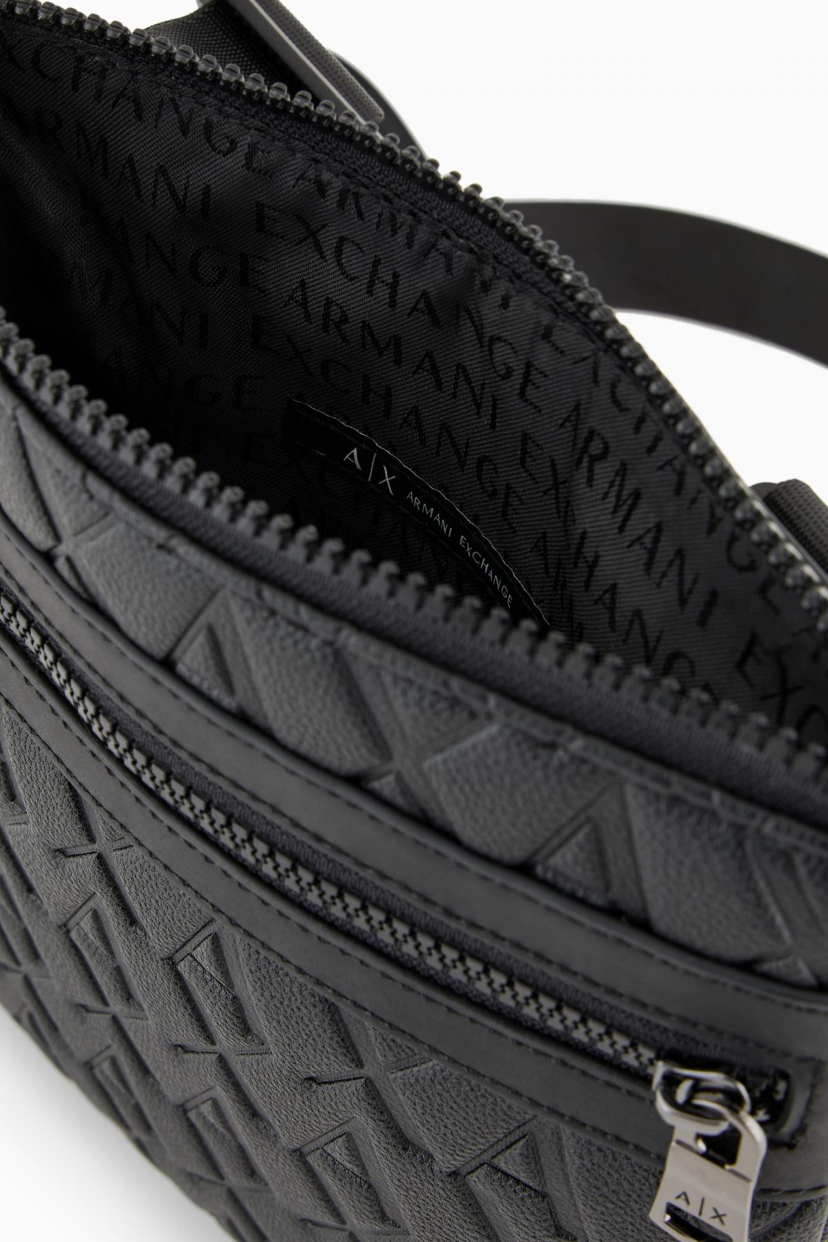 ARMANI EXCHANGE LIAM MESSENGER BAG en color NEGRO (4)